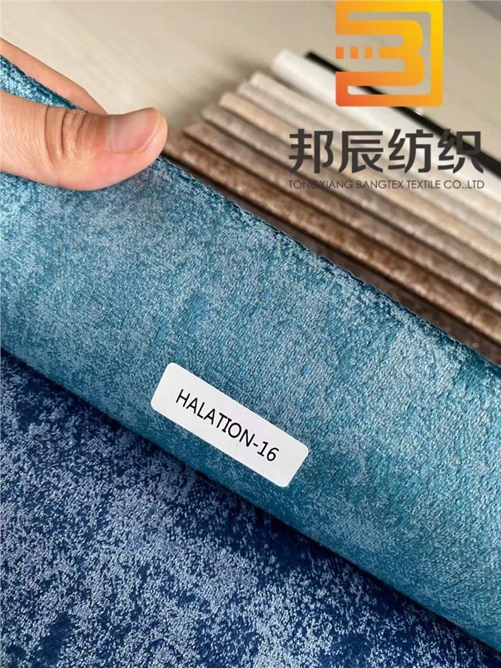 Colors 100% Polyester Golden Bronzed Fabric Super Soft Holland Velvet Fabric For Sofa Furniture 2022